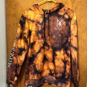 Yellow and Black Tie-Dye Kruzadar x Dream Hoodie
